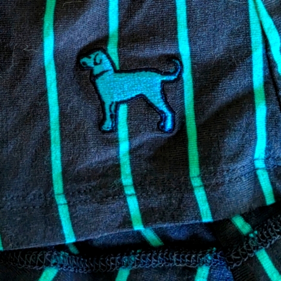 A line skirt on dark blue and aqua - Picture 2 of 6